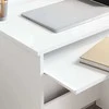 Stalas su stalčių Balta 106 x 41 x 88.5 cm Apdirbta mediena