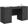 Stalas Juoda 142,5 x 50 x 75 cm Apdirbta mediena