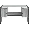 Stalas su saugojimo vieta Pilka Sonoma 120 x 50.5 x 75.5 cm