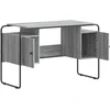 Stalas su saugojimo vieta Pilka Sonoma 120 x 50.5 x 75.5 cm