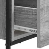 Stalas su saugojimo vieta Pilka Sonoma 145 x 50 x 75 cm