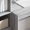 Stalas Pilkas Sonoma 145.5 x 50 x 127 cm 2 vnt.