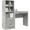 Stalas Betono pilka 125,5 x 40 x 127 cm 2 vnt.