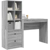 Stalas Pilkas Sonoma 135,5 x 40 x 127 cm 2 vnt.