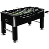 Stalo futbolo stalas, juodas, plienas, 60kg, 140x74,5x87,5cm