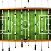 Stalo futbolo stalas, rudas/juodas, 140x74,5x87,5cm, plienas