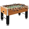 Stalo futbolo stalas, rudas/juodas, 140x74,5x87,5cm, plienas