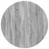 Stalo viršus Ø 70 x 1,5 cm Apvali Apdirbta mediena Pilka Sonoma