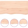 Stalviršis, 100x50x(2-6)cm, neapdorotas ąžuolo medienos masyvas