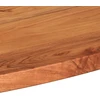 Stalviršis, 140x60x3,8cm, akacijos masyvas, ovalo formos