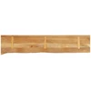 Stalviršis, 160x20x3,8cm, mango masyvas, su gyvu kraštu
