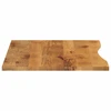 stalviršis su išlenkta 110x80x2,5 cm medžio masyvo grubus mango