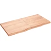 Stalviršis, šviesiai rudas, 120x60x(2-4) cm, medienos masyvas
