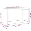 Stovas malkoms, 100x40x60cm, galvanizuotas plienas