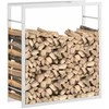 Stovas malkoms, 80x28x86 cm, nerūdijantis plienas