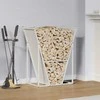 Stovas malkoms, balta, 69,5x35x81 cm, šaltai valcuotas plienas