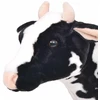 Stovintis pliušinis žaislas karvė, juodas ir baltas, XXL