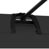 Stovyklavimo gultas, juodas, 180x60x19cm, audinys ir plienas