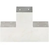 Stulpo sujungimas, 101x101mm, galvanizuotas metalas, X formos