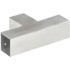 Stulpo sujungimas, 71x71mm, galvanizuotas metalas, T formos