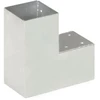 Stulpo sujungimas, 91x91mm, galvanizuotas metalas, L formos