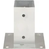 Stulpų pagrindai, 4vnt., galvanizuotas metalas, 71mm