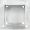 Stulpų pagrindai, 4vnt., galvanizuotas metalas, 121mm