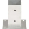 Stulpų pagrindai, 4vnt., galvanizuotas metalas, 81mm