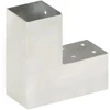 Stulpų sujungimai, 4vnt., 71x71mm, metalas, L formos