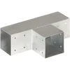 Stulpų sujungimai, 4vnt., 91x91mm, metalas, T formos