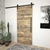 Stumdomų durų įrangos rinkinys SKIEN, juodas, 200cm plienas