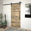 Stumdomų durų įrangos rinkinys SKIEN, juodas, 200cm plienas