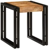 Suklijuotas stalas 3 vnt. Ruda ir juoda 82 x 40 x 45 cm