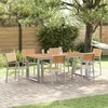 Susilankstantis krėslas 6 pcs Ruda 56 x 57 x 87 cm