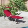 Sulankstomas gultas Raudona 190 x 57 x 81 cm Oksfordas