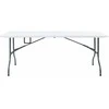 Sulankstomas sodo stalas, baltas, 180x72x72cm, HDPE