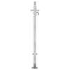 Sulankstomas sodo stalas Pilka 90x51x75 cm polirotango