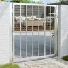 Sulankstomas sodo stalas Pilka 90x51x75 cm polirotango