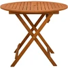 Sulankstomas sodo stalas Ruda Ø 90 x 75 cm
