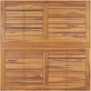Sulankstomas sodo valgomojo stalas, 110x110x75cm, tikmedis