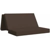Čiužinys Sulankstomas Sofos Lova 120 x 67 x 45 cm Taupe