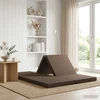 Čiužinys Sulankstomas Sofos Lova 140 x 67 x 45 cm Taupe