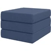 Čiužinys Sulankstomas Sofos Lova 190 x 75 x 15 cm Mėlyna