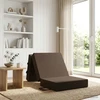 Čiužinys Sulankstomas Sofos Lova 75 x 67 x 45 cm Taupe