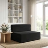 Sulankstomas Sofos Lova Juoda 70 x 72 x 60 cm Audinys