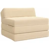 Sofa Sulankstomas Sofos Lova Kreminė 200 x 70 x 10 cm