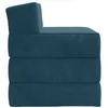 Sofa Sulankstomas Sofos Lova Mėlyna 70 x 60 x 63 cm Aksomas