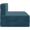 Sofa Sulankstomas Sofos Lova Mėlyna 70 x 72 x 60 cm Audinys