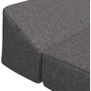 Sofa Sulankstomas Sofos Lova Šviesiai pilka 120 x 60 x 49 cm Audinys