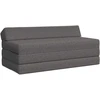 Sofa Sulankstomas Sofos Lova Šviesiai pilka 120 x 60 x 49 cm Audinys